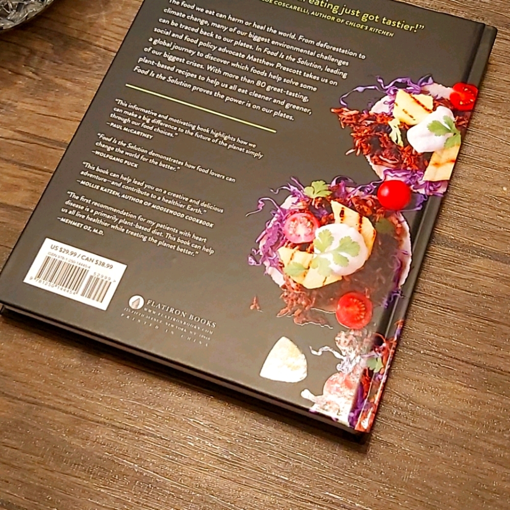 Hardcover: Titled "Food is the Solution" - Picture 2 of 4